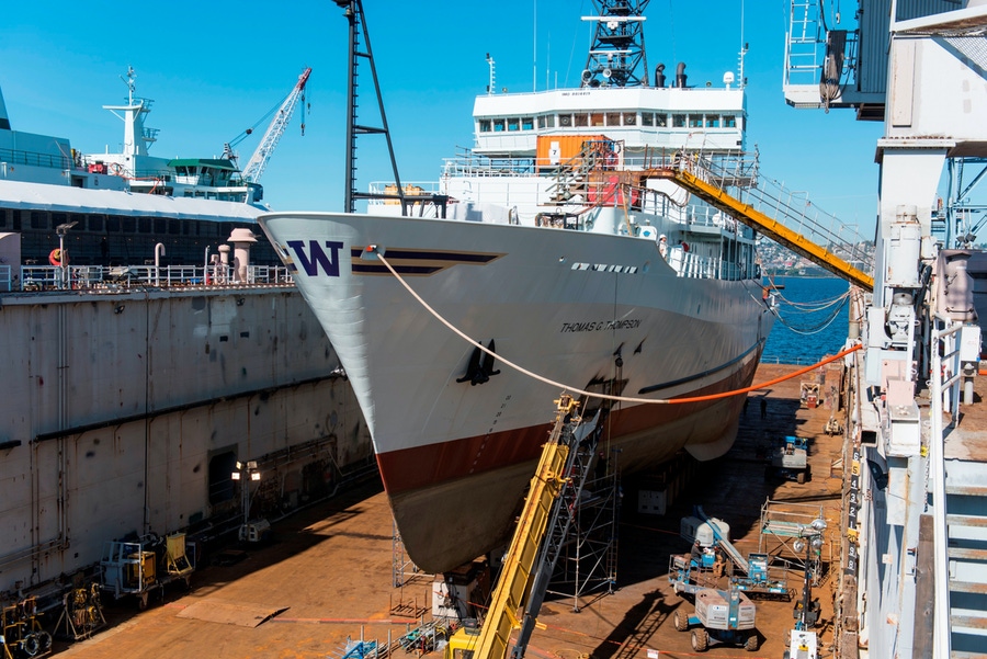 Thomas G. Thompson in Drydock